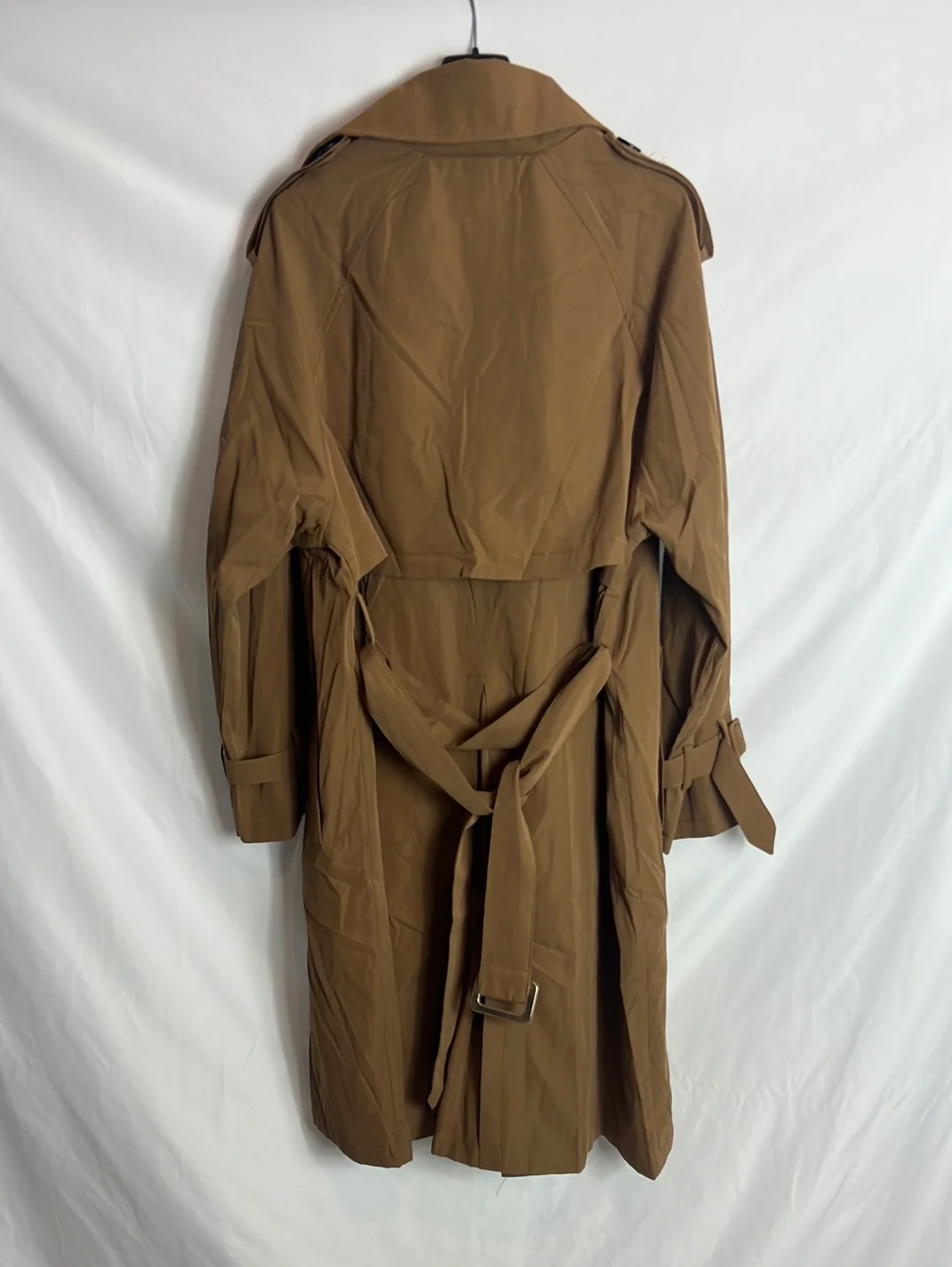 CARLOTA & CO. Gabardina marrón. TU (M/L) - Imagen 3